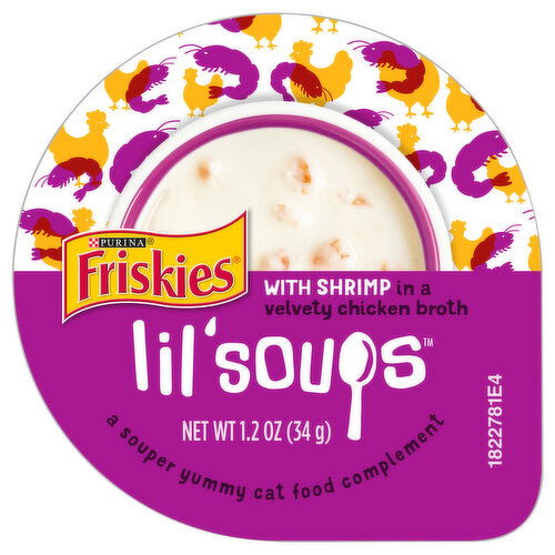 Friskies Lil' Soups Cat Food, with Shrimp