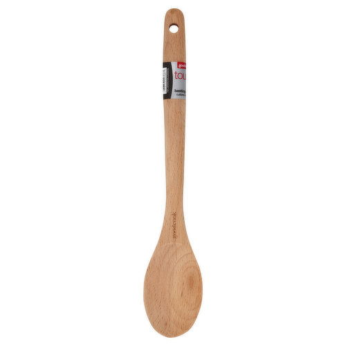 Good Cook Touch Spoon, Basting, Solid Beechwood