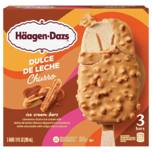 Haagen-Dazs Ice Cream Bars, Dulce de Leche Churro