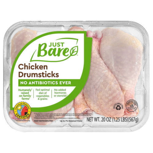 Just Bare Chicken Drumsticks