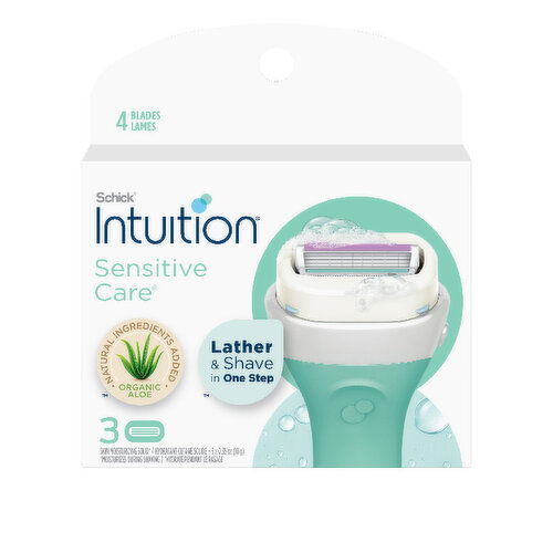 Schick Intuition Women's Sensitive Razor Refill Blades