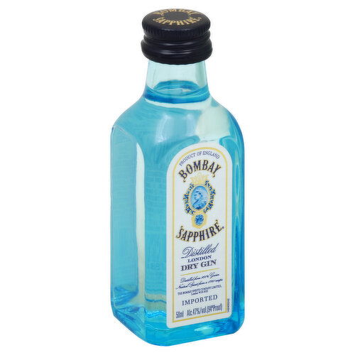 Bombay Sapphire Gin, Dry, Distilled, London