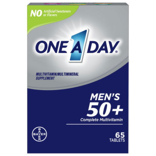 One A Day Complete Multivitamin, Men's 50+, Tablets