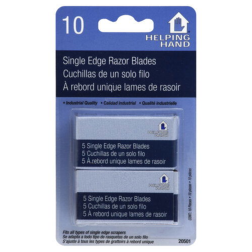 Helping Hand Razor Blades, Single Edge