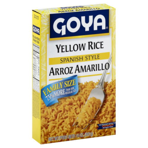 Goya Yellow Rice, Spanish Style, Family Size