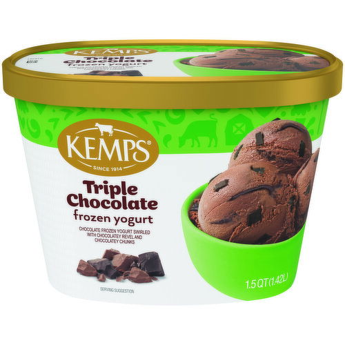 Kemps Triple Chocolate Frozen Yogurt