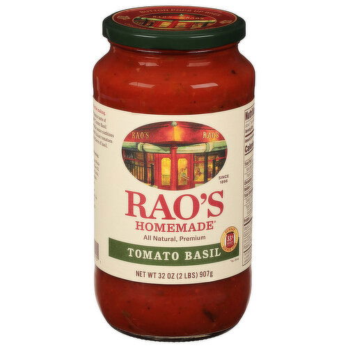 Rao's Homemade Sauce, Tomato Basil