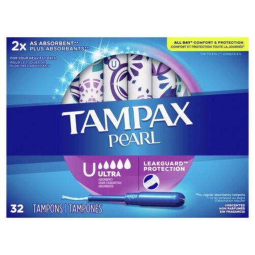 Tampax Pearl Tampax Pearl Tampons, Ultra 32 Ct