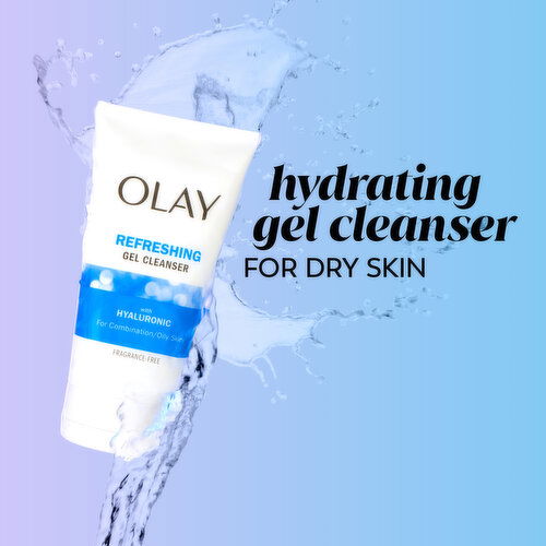 Olay Refreshing Olay Regenerist Hyaluronic + Peptide 24 Face Wash, 5.0 oz