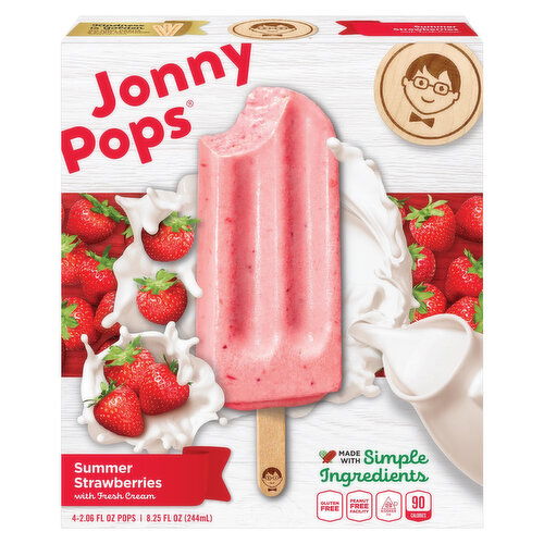 JonnyPops Pops, Summer Strawberries