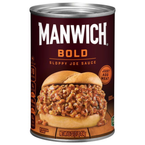 Manwich Sloppy Joe Sauce Bold Flavor Canned Sauce