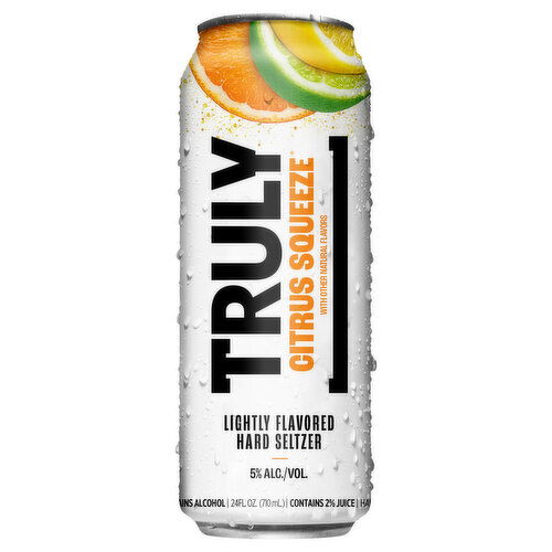 Truly Hard Seltzer, Citrus Squeeze