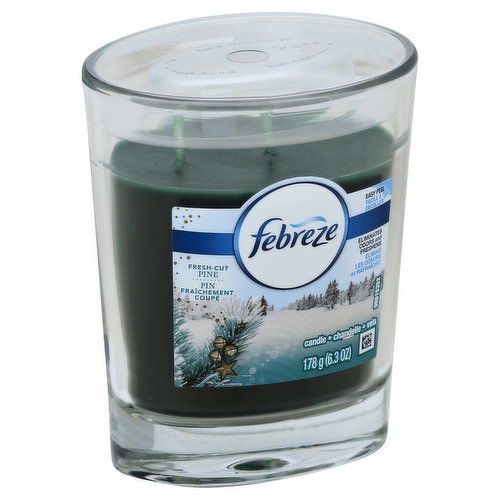 Febreze Candle, Fresh-Cut Pine