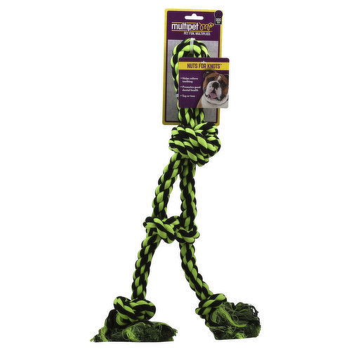 Multipet Dog Toy, Rope Tugs, Nuts for Knots