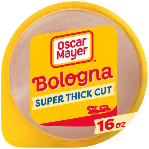 Oscar Mayer 2X Thicker Super Thick Cut Bologna Sliced Lunch Meat