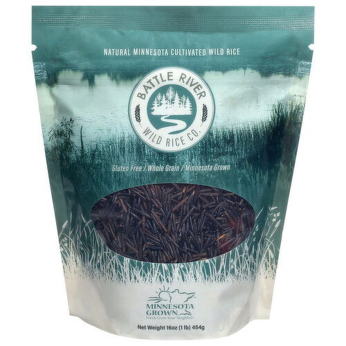 Battle River Wild Rice Co. Natural Minnesota Cultivated Wild Rice