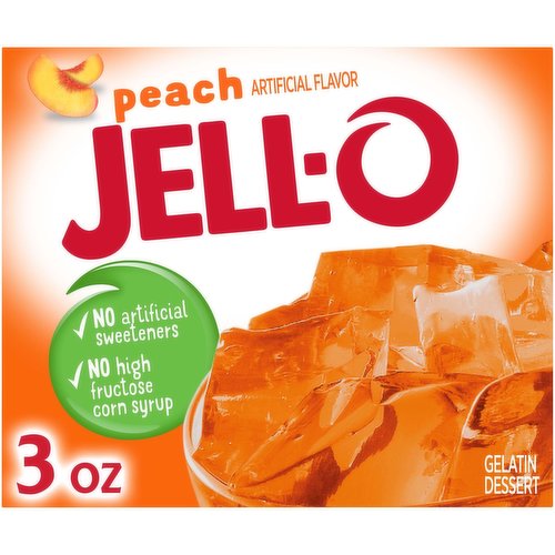 Jell-O Peach Gelatin Dessert Mix