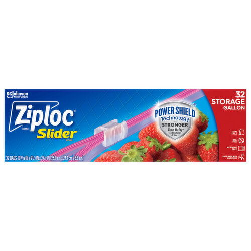 Ziploc Storage Gallon Slider Bags