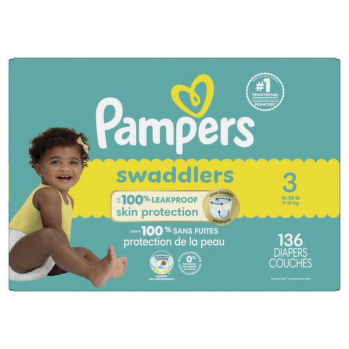Pampers Swaddlers Swaddlers Diaper Size 3