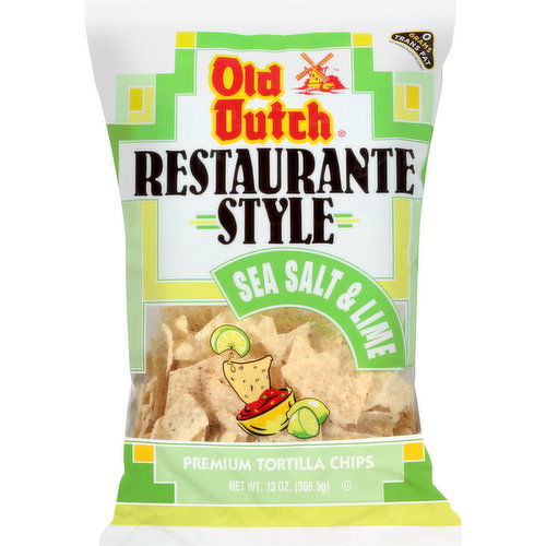 Old Dutch Seasalt and Lime Tortilla Chips