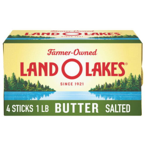 Land O Lakes Salted Butter, Made with Sweet Cream and Salt