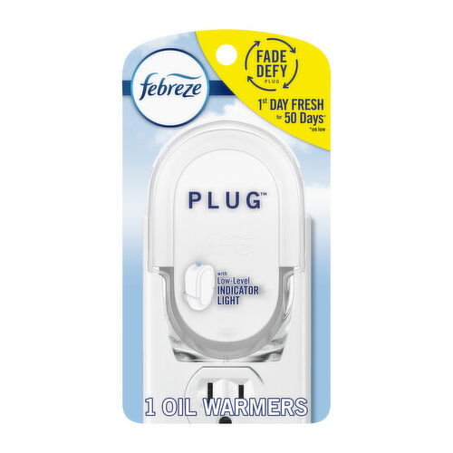 Febreze Plug In Air Freshener Odor-Fighting Scented Oil Warmer