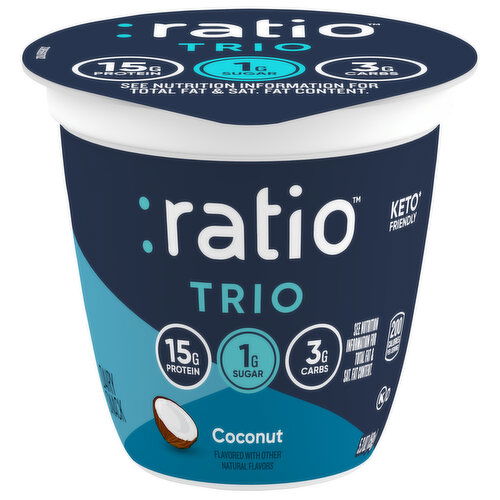 Ratio Trio Dairy Snack, Coconut