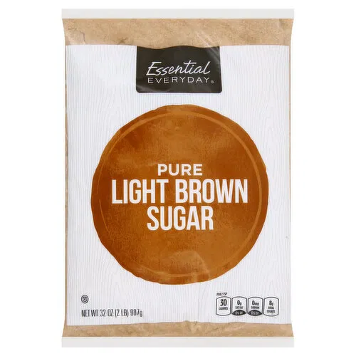 Essential Everyday Sugar, Light Brown, Pure