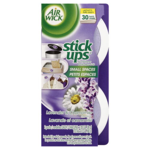 Air Wick Stick Ups Air Freshener, Lavender & Chamomile Fragrance