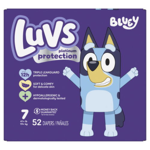 Luvs Platinum Protection Platinum Protection Baby Diapers, Size 7