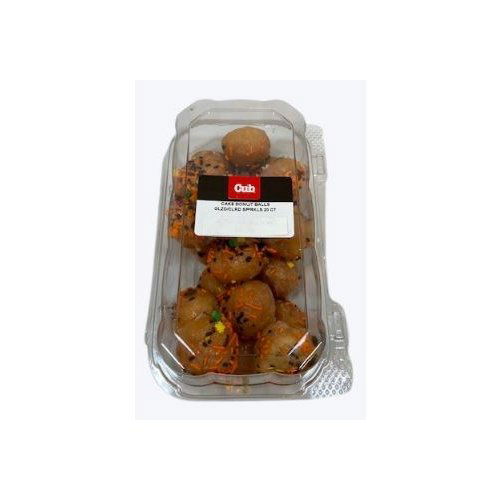 Cub Bakery Glazed Cake Donut Balls with Colored Sprinkles, 20 Ct