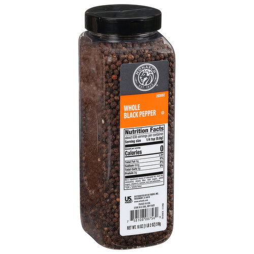 Monarch Black Pepper, Whole