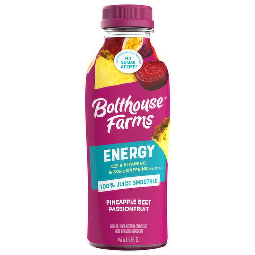 Bolthouse Farms Juice Smoothie, Pineapple Beet Passionfruit, Energy