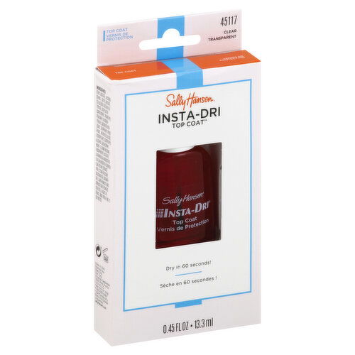 Sally Hansen Insta-Dri Top Coat, Clear 45117