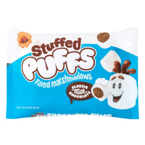 Stuffed Puffs Filled Marshmallows, Classic Milk Chocolate