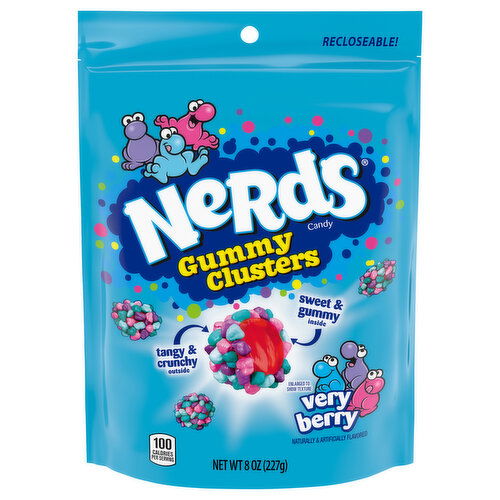 Nerds Candy, Gummy Clusters, Very Berry