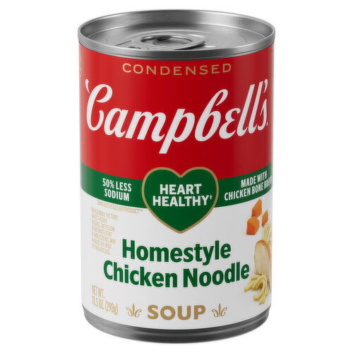 Campbell's® Condensed Heart Healthy Homestyle Chicken Noodle Soup