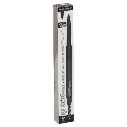 Wet n Wild Ultimate Brow Brow Pencil, Micro, Soft Brown 645A