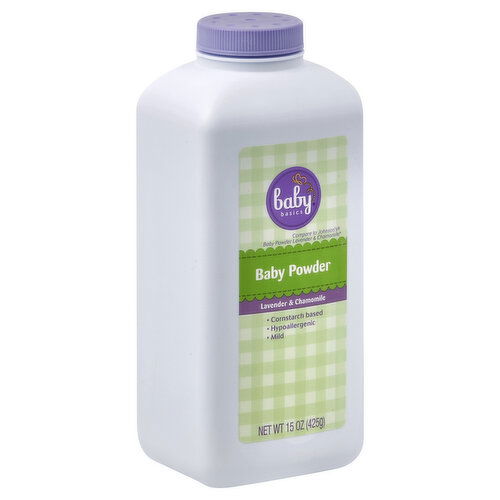 Baby Basics Baby Powder, Lavender & Chamomile