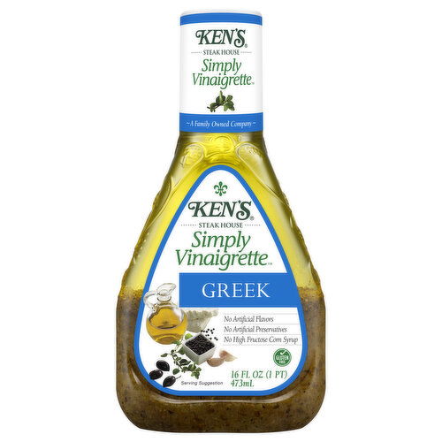 Ken's Steak House Simply Vinaigrette Simply Vinaigrette, Greek