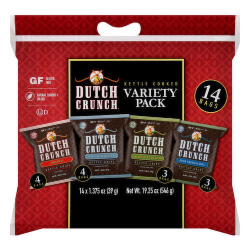 Old Dutch Kettle Cooked Chips Variety Pack