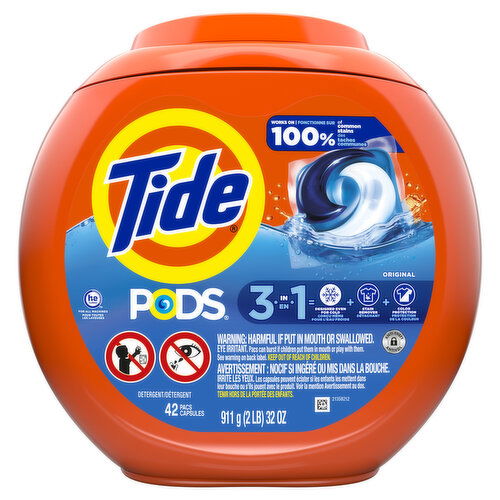 Tide PODS Tide PODS laundry detergent pacs 42 Count, Original Scent