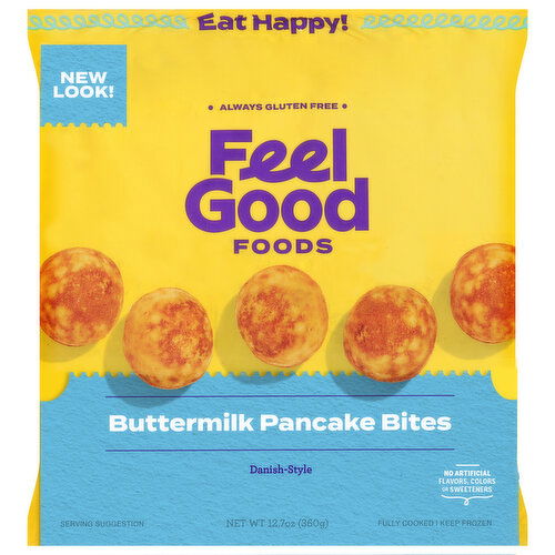 Feel Good Foods Pancake Bites, Buttermilk