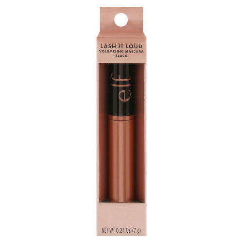 e.l.f. Mascara, Volumizing, Black, Lash It Loud