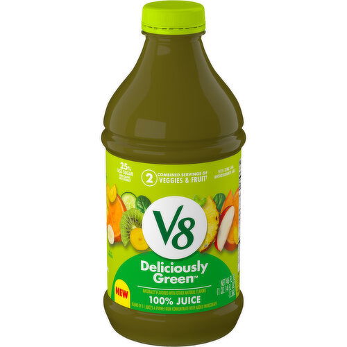 V8® Deliciously Green 100% Fruit and Vegetable Juice