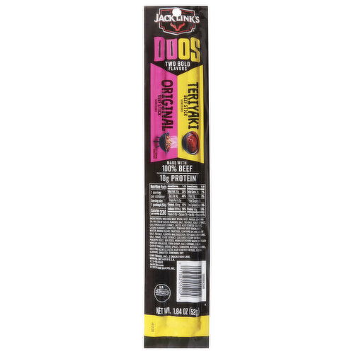 Jack Link's Duos Original/Teriyaki Beef Sticks