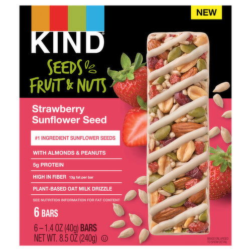 Kind Strawberry Sunflower Seed Bars