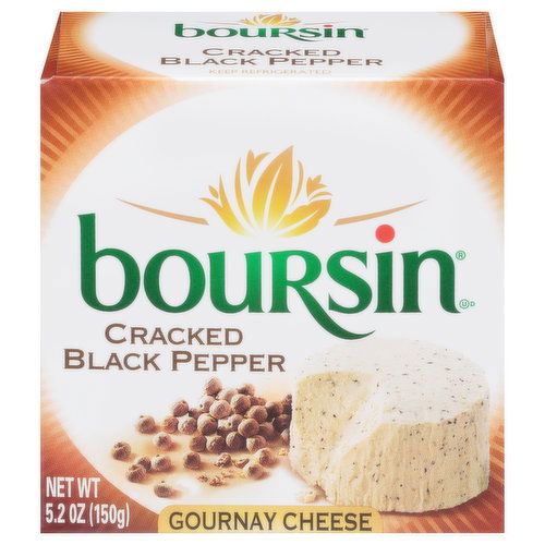 Boursin Gournay Cheese, Cracked Black Pepper