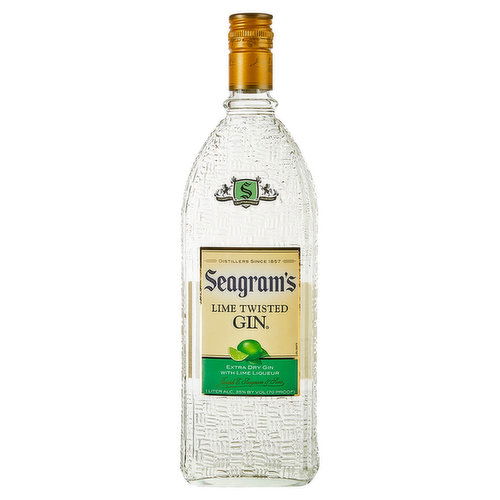 Seagram's Gin, Lime Twisted