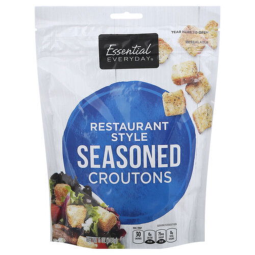 Essential Everyday Croutons, Seasoned, Restaurant Style